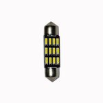 Set 2 x Bec LED 36mm, 12LED SMD, 12V, ALB, 4014 fotografia produsului View 2 S