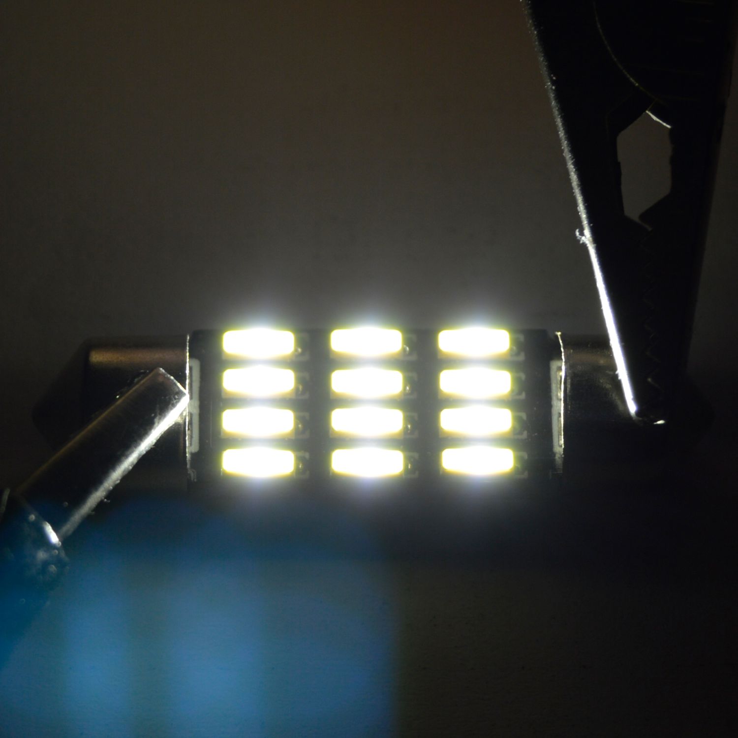 Set 2 x Bec LED 36mm, 12LED SMD, 12V, ALB, 4014 fotografia produsului View 4 L