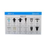 Set cleme de fixare pentru Toyota, 292 piese, plastic fotografia produsului View 3 S