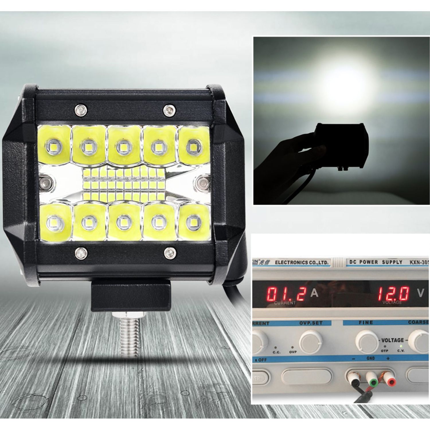 Set 2 x Proiectoare Auto LED 4 inch 60W LED 12V, 24V fotografia produsului View 2 L