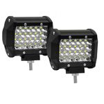Set 2 proiectoare auto led 72W, 24 leduri fotografia produsului