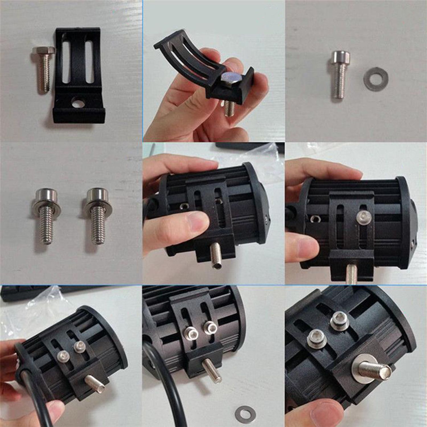 Set 2 proiectoare auto led 72W, 24 leduri fotografia produsului View 2 L