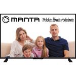 Televizor Manta 55LUA120D, LED, 55'', 4K Ultra HD, Android, Negru fotografia produsului
