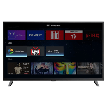 Televizor LED Smart VIVAX TV-43S61T2S2SM, HD, 109 cm, Clasa F, Negru elefant.ro imagine noua 2022