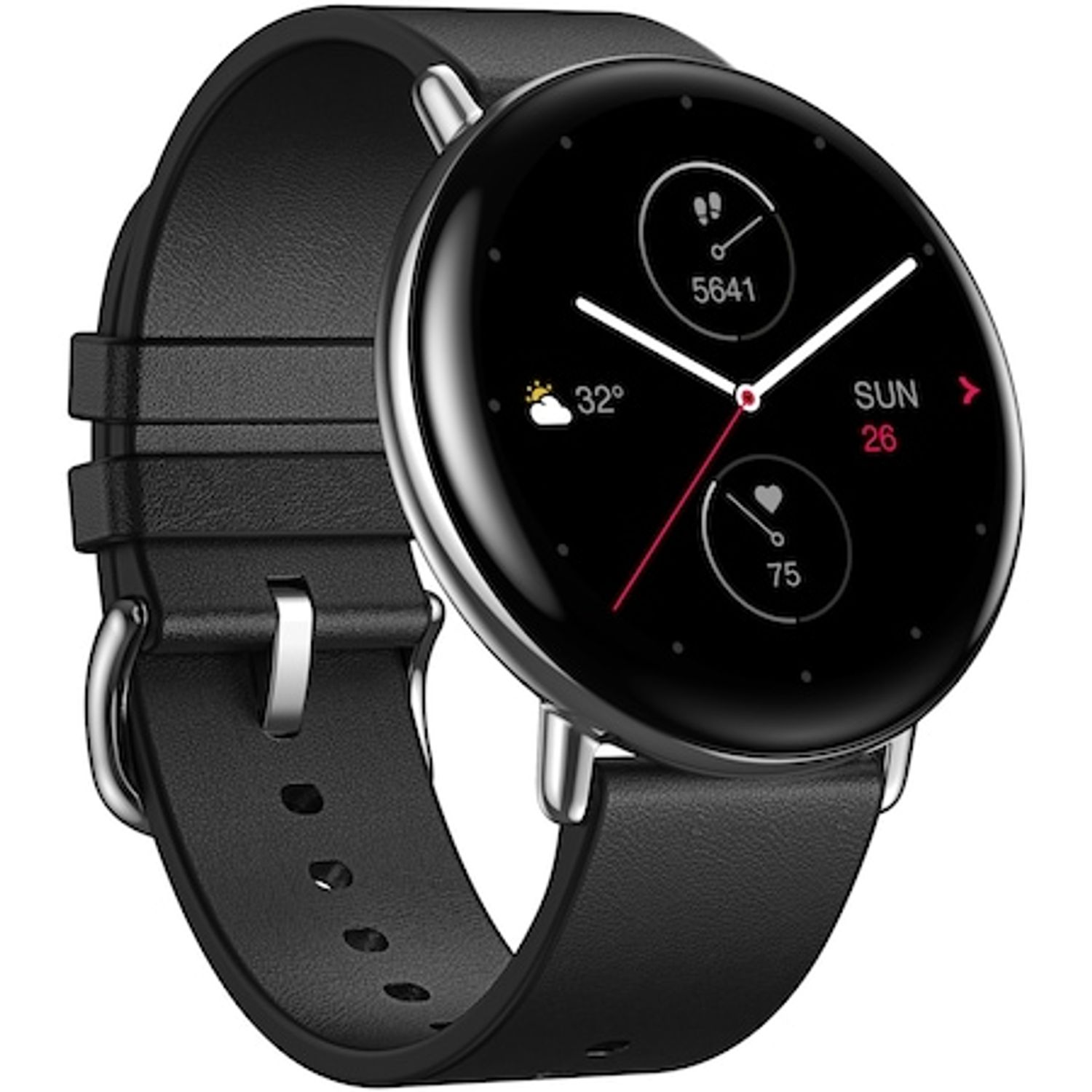 Ceas smartwatch Amazfit ZEPP E, Polar Night Black fotografia produsului View 3 L