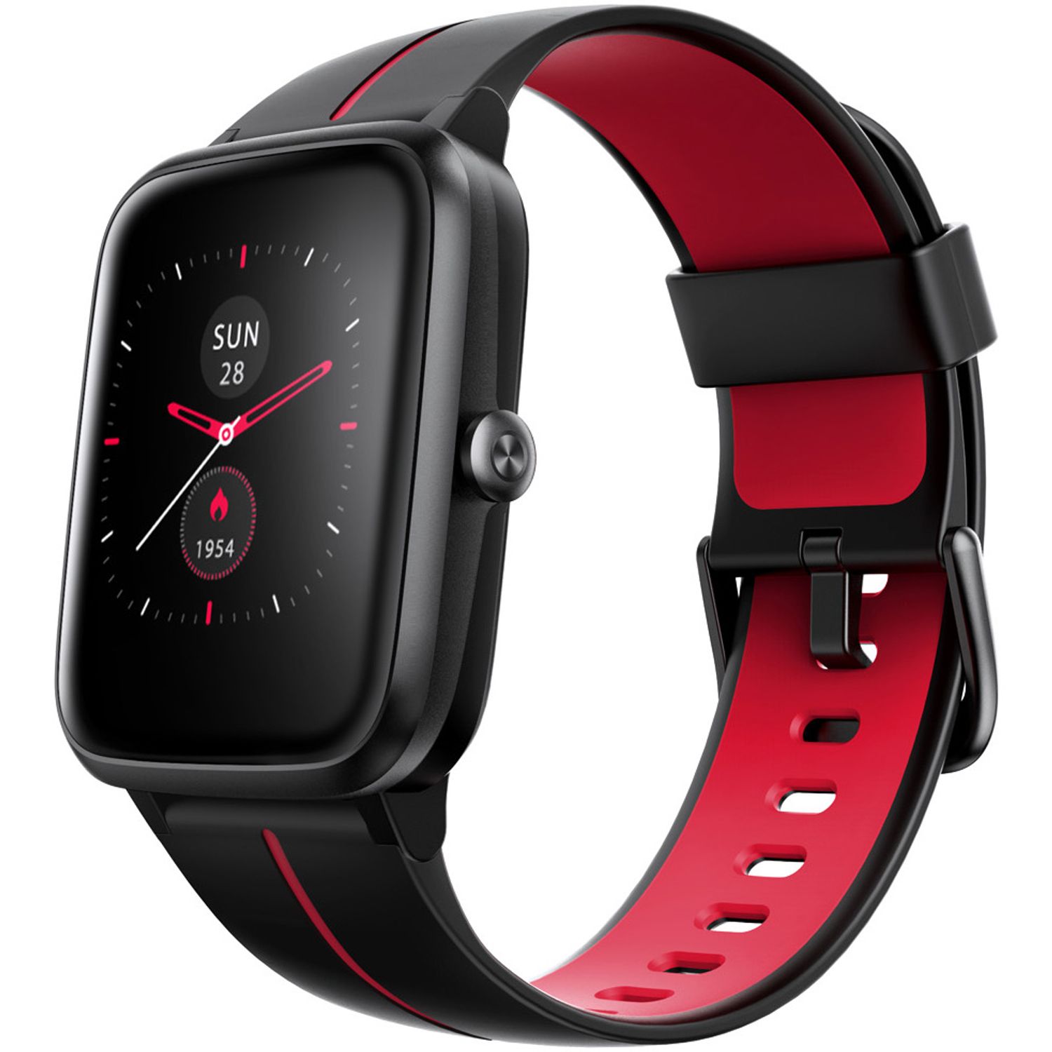 Ceas Smartwatch Ulefone GPS, 42mm, black/red fotografia produsului