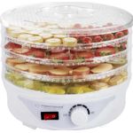Deshidrator alimente Esperanza EKD003, 250W, 4 Compatimente, 8 Nivele de putere, Alb fotografia produsului