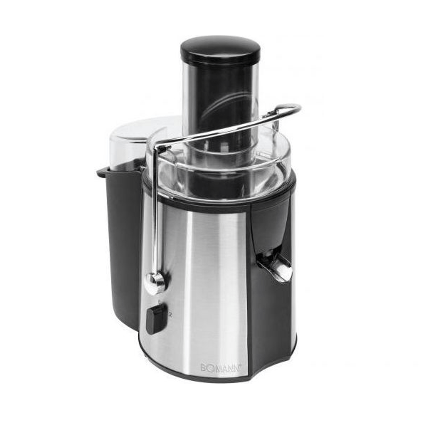 Storcator de fructe Bomann AE 1917, 1000 W, 2 viteze, Negru/inox fotografia produsului
