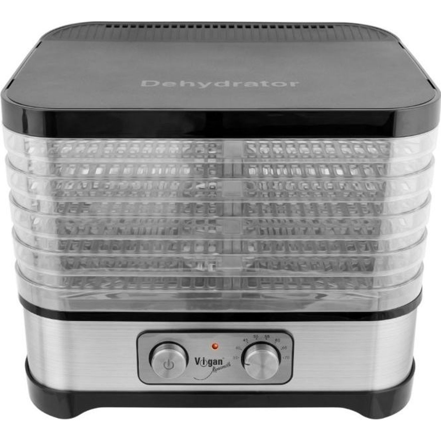 Deshidrator de alimente Vigan Mamooth ESP1N, 250W, 5 tavi, Argintiu fotografia produsului