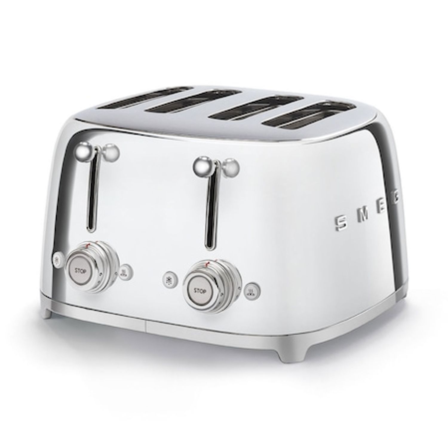 Prajitor de paine Smeg TSF03SSEU, 2000 W, 6 trepte, Crom fotografia produsului