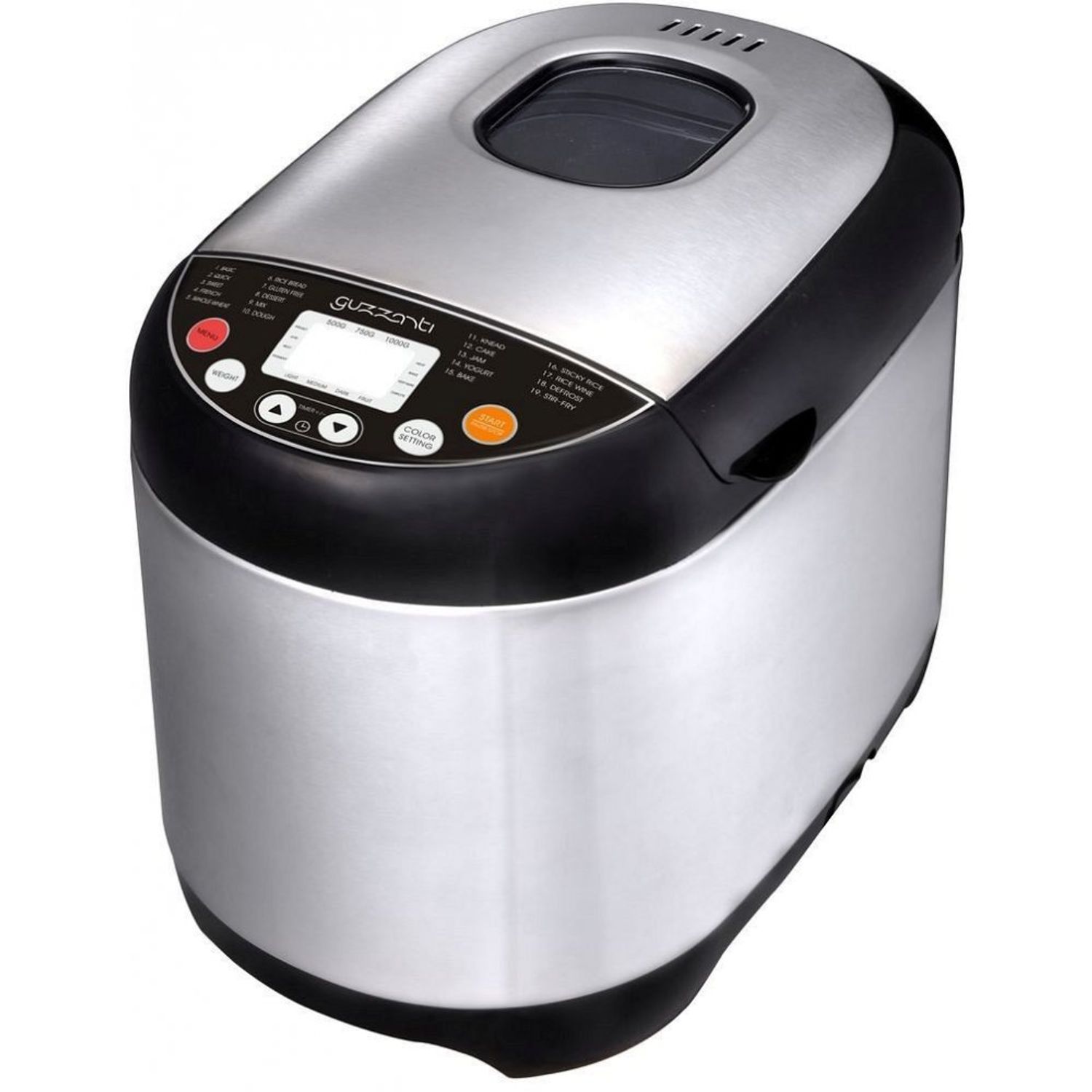 Masina de paine Guzzanti GZ-620, 550 W, 1000 g, 19 programe, Argitiu fotografia produsului