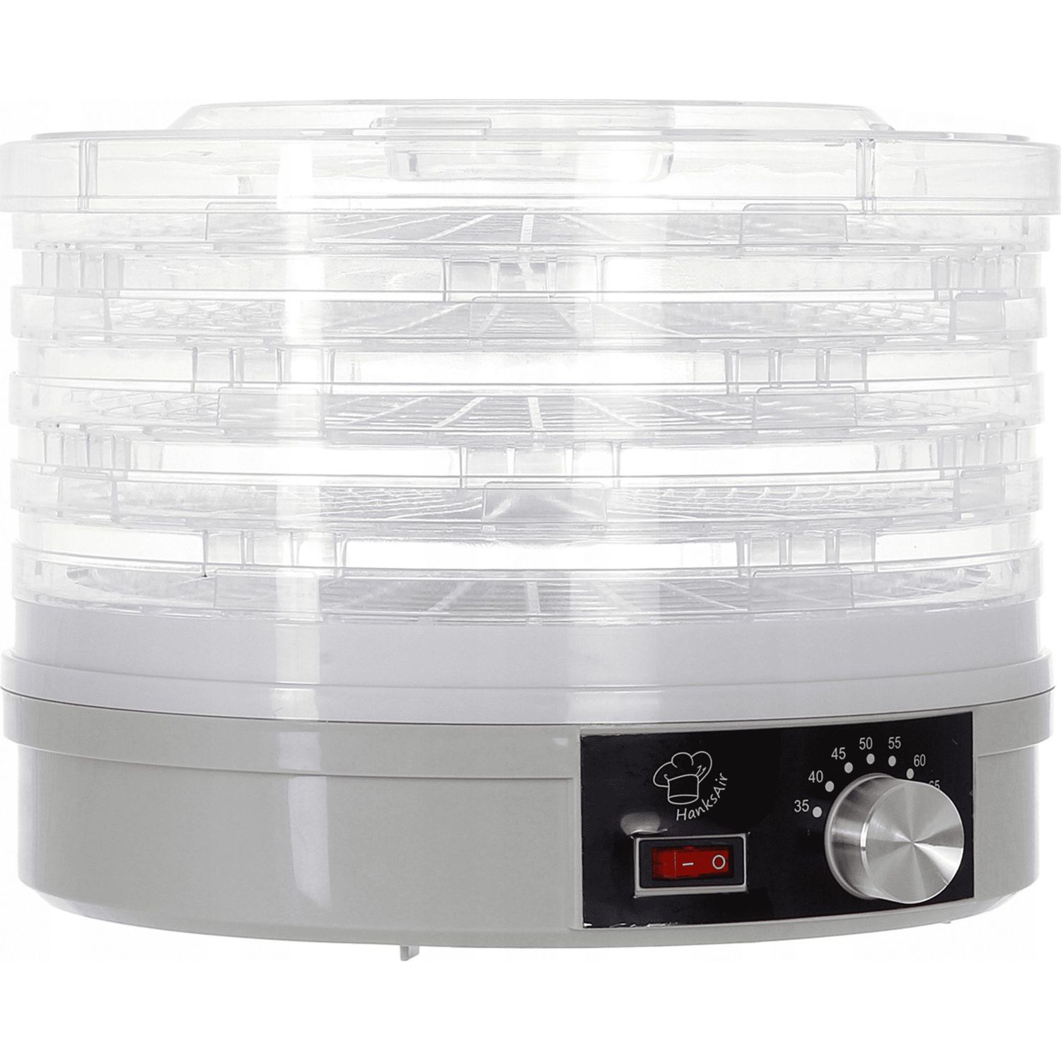 Deshidrator HanksAir SW-11, 245W, 5 tavi, Gri fotografia produsului