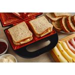 Sandwich Maker Eldom ST11, 750 W, Negru/Argintiu fotografia produsului View 3 S