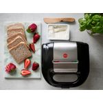 Sandwich Maker Eldom ST11, 750 W, Negru/Argintiu fotografia produsului View 4 S