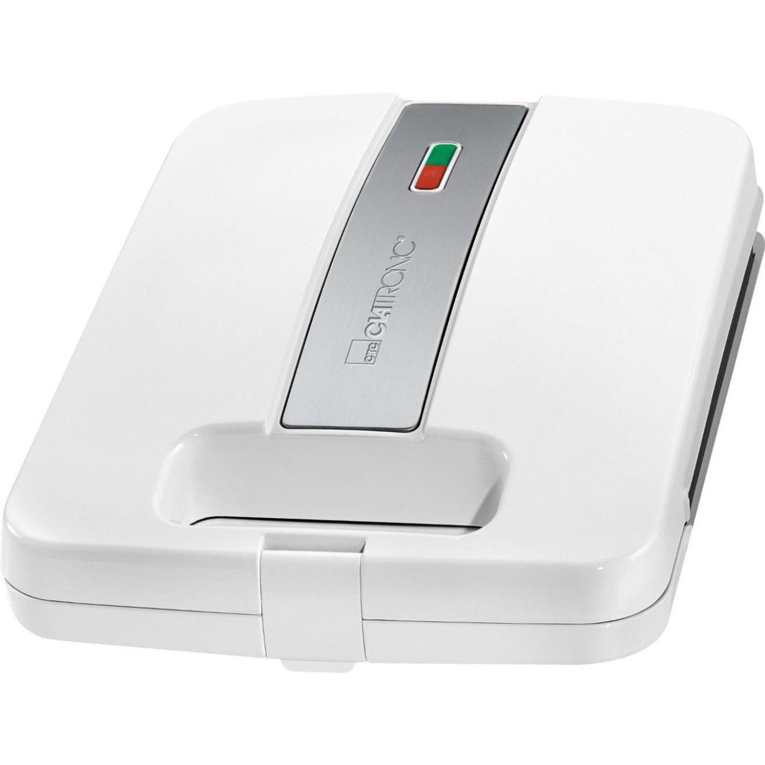 Sandwichmaker Clatronic ST 3629, Placi non-stick, 1200 W, Alb fotografia produsului