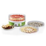 Deshidrator de alimente Ariete 616 B-DRY, 245 W, 5 cosuri, Verde fotografia produsului View 3 S