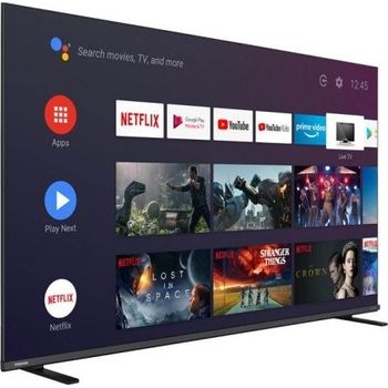 Televizor Toshiba 55QA4C63DG QLED, 139 cm, 4K Ultra HD, Smart Tv, Clasa F, Negru elefant.ro imagine noua 2022