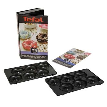 Set 2 placi pentru gogosi Tefal Snack Collection+ Carte de retete, XA801112 elefant.ro imagine noua 2022