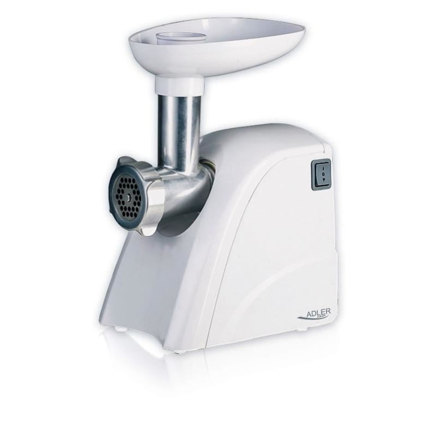 Masina de tocat carne Adler, 1500 W, 1 Kg/min,alb fotografia produsului