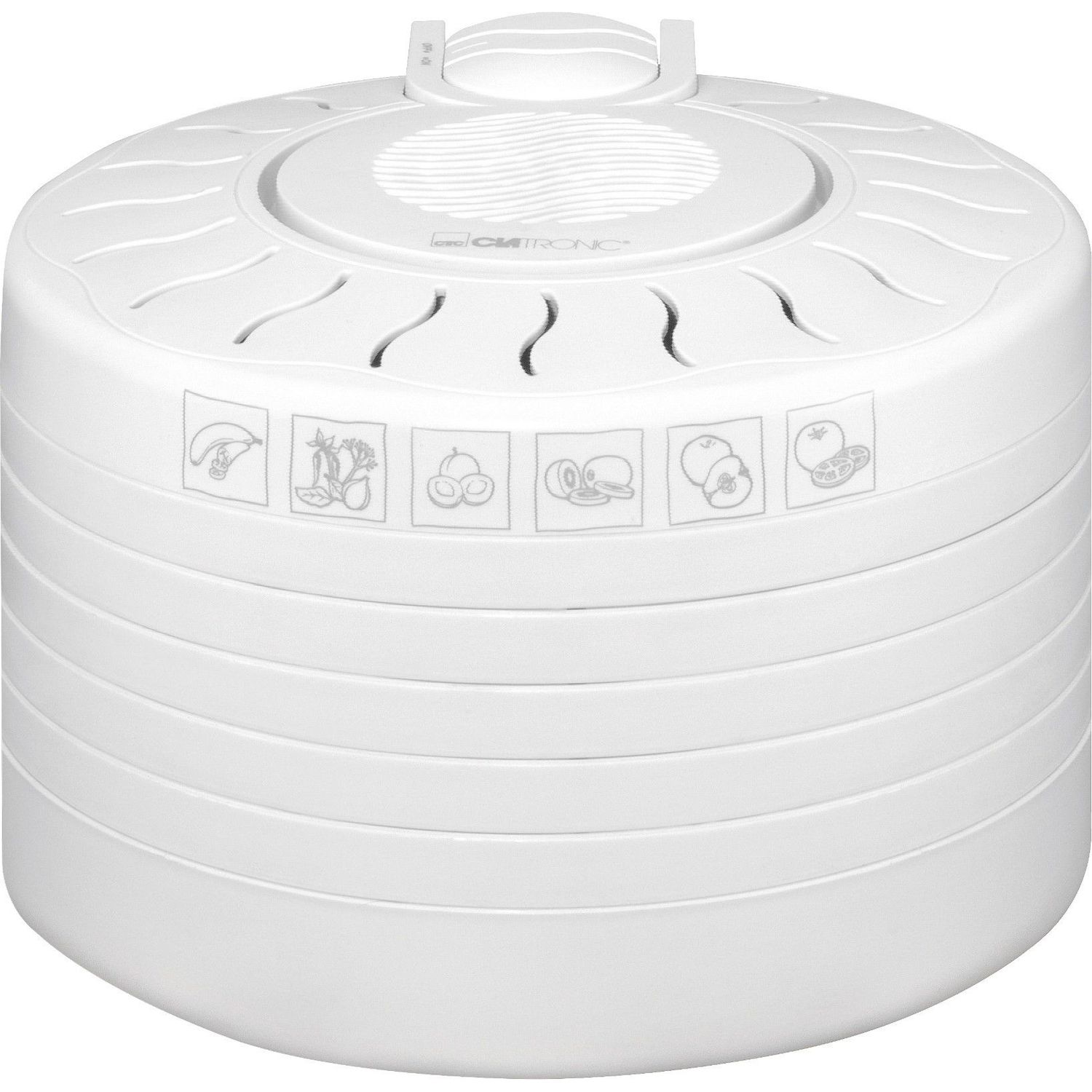 Deshidrator Clatronic DR 2751, 250W, 5 tavi, Alb fotografia produsului