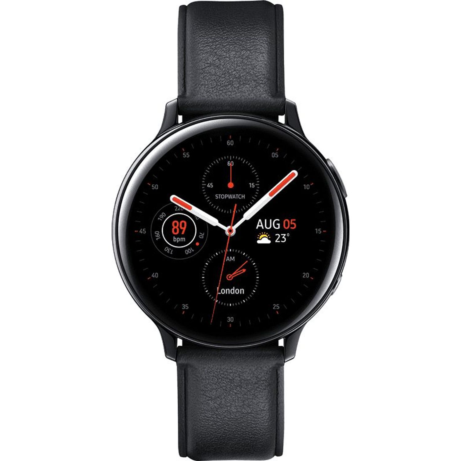 Smartwatch Samsung Galaxy Active Watch 2 negru (SM-R820NSKAXEO) fotografia produsului View 3 L