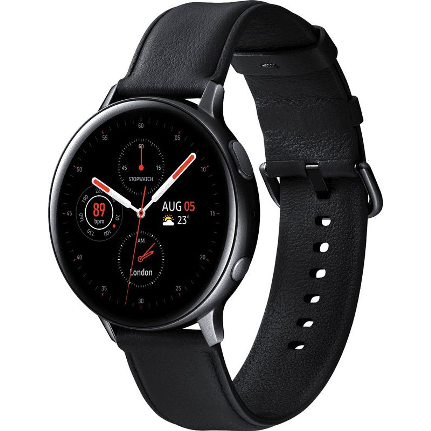 Smartwatch Samsung Galaxy Active Watch 2 negru (SM-R820NSKAXEO) fotografia produsului