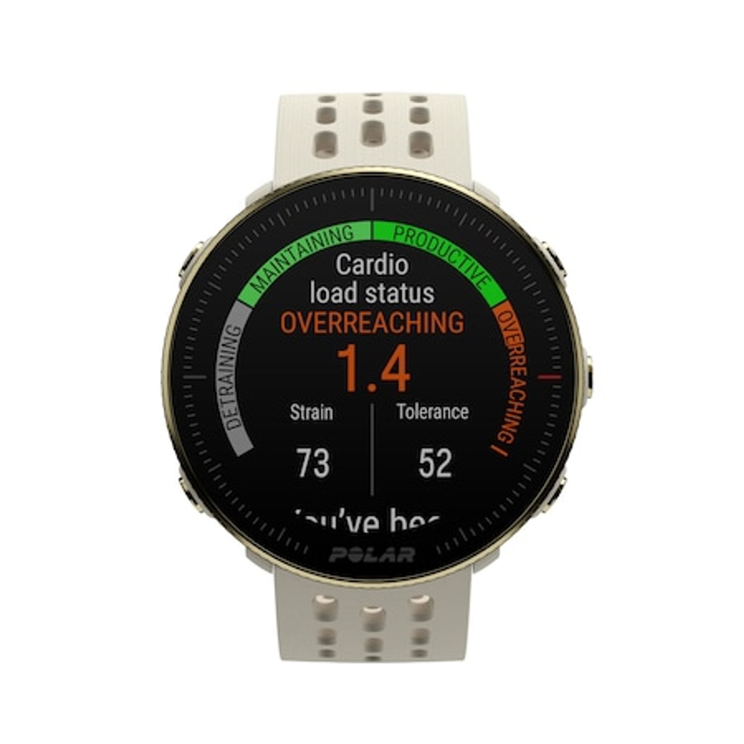 Ceas Smartwatch Polar Vantage M2 Champagne/ Gold fotografia produsului View 4 L