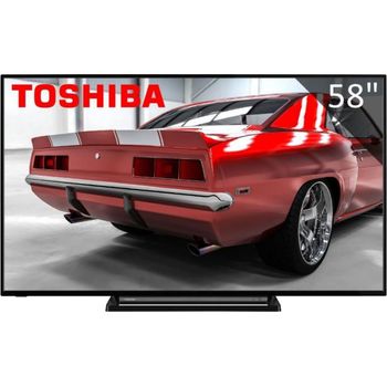 Televizor Toshiba 58UL3C63DG LED, 146 cm, 4K Ultra HD, Smart Tv, Clasa E, Negru elefant.ro imagine noua 2022