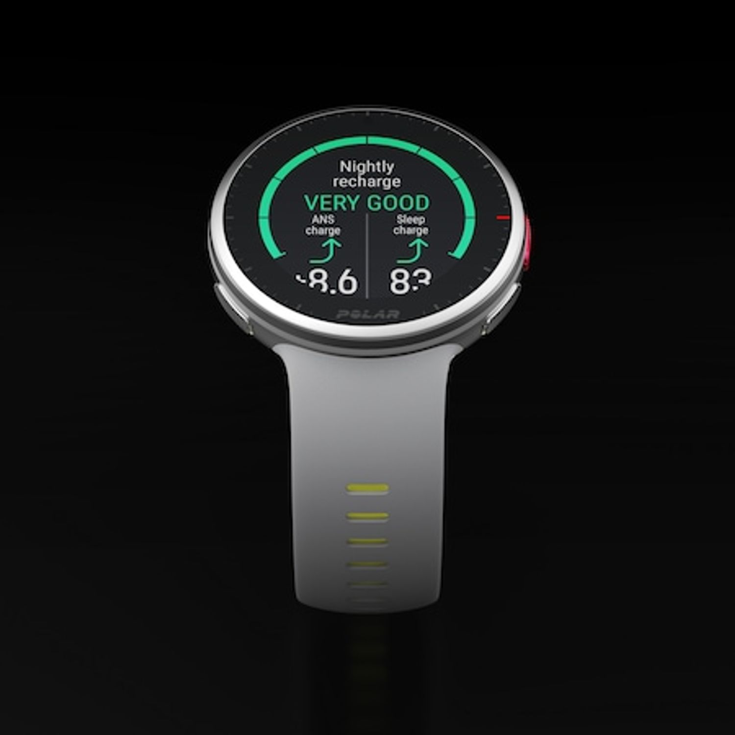 Ceas Smartwatch Polar Vantage V2 Gry/Lime HR fotografia produsului View 5 L