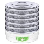 Deshidrator de alimente Sencor SFD 2105WH, 250 W, 5 tavi, Alb/Verde fotografia produsului View 2 S