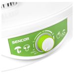 Deshidrator de alimente Sencor SFD 2105WH, 250 W, 5 tavi, Alb/Verde fotografia produsului View 4 S