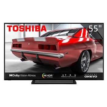 Televizor Toshiba 55UL3C63DG LED, 139 cm, 4K Ultra HD, Smart Tv, Clasa G, Negru elefant.ro imagine noua 2022