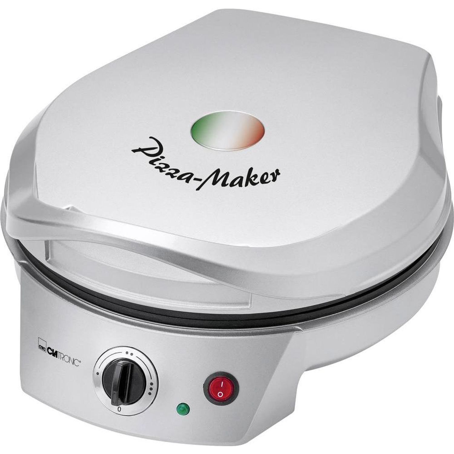 Aparat de preparat pizza Clatronic PM 3622, 1800 W, Argintiu fotografia produsului