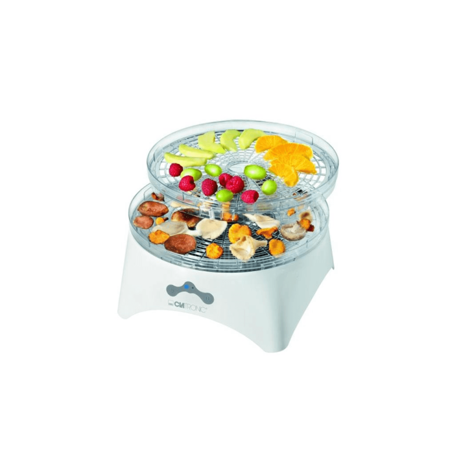 Deshidrator de alimente Clatronic DR3525, 300 W, 5 sertare, Alb fotografia produsului View 2 L