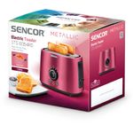 Prajitor de paine Sencor STS 6054RD, 1000W, Rosu fotografia produsului View 5 S