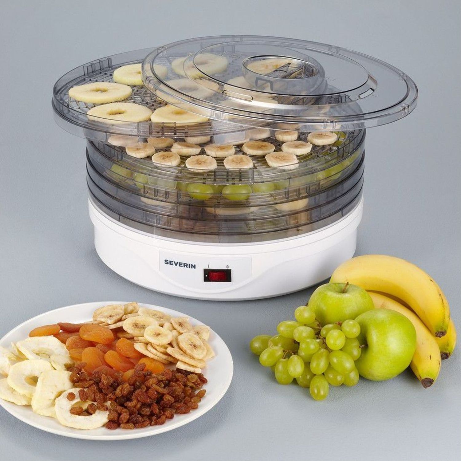 Deshidrator Severin OD 2940, 250 W, 5 tavi, Alb fotografia produsului View 4 L