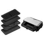 Sandwich Maker Sencor SSM 9940SS, 900 W, placi detasabile, Negru/Argintiu fotografia produsului View 2 S