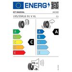Anvelopa Vara GT Radial FE2 195/55R16, 91V XL fotografia produsului View 2 S