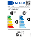 Anvelopa Vara Triangle ConneX Van TV701 185/75R16C, 104/102T fotografia produsului View 2 S