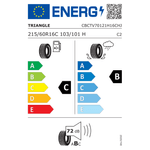 Anvelopa Vara Triangle ConneX Van TV701 215/60R16C, 103/101H fotografia produsului View 2 S