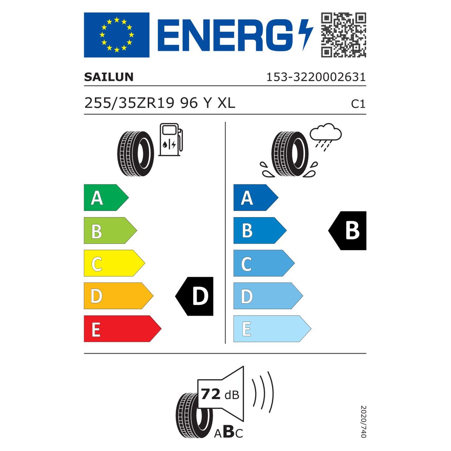Anvelopa Vara Sailun Atrezzo ZSR 255/35R19, 96Y fotografia produsului View 2 L