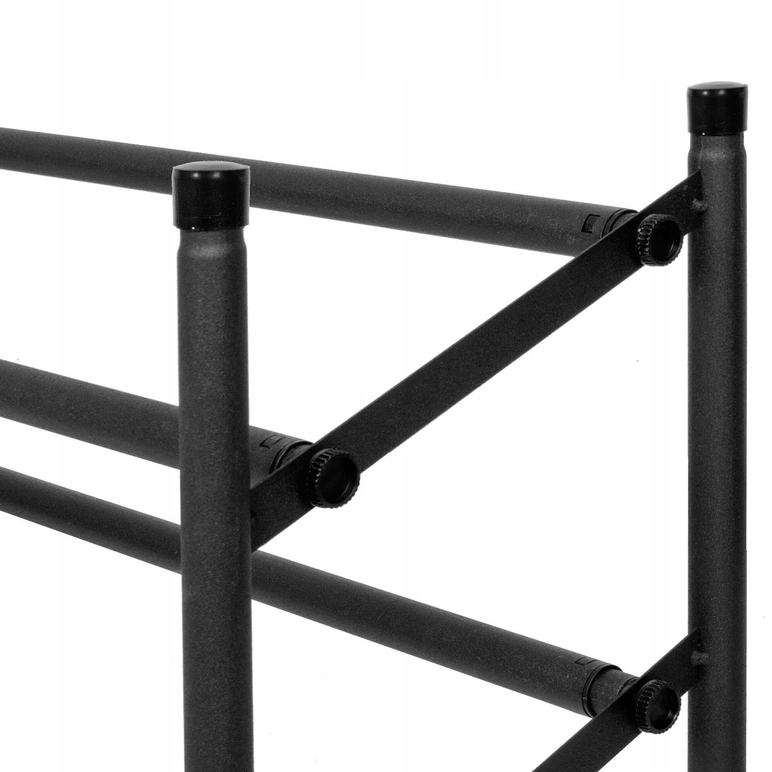 Pantofar extensibil cu 2 rafturi, 62-115cm, negru fotografia produsului View 3 L