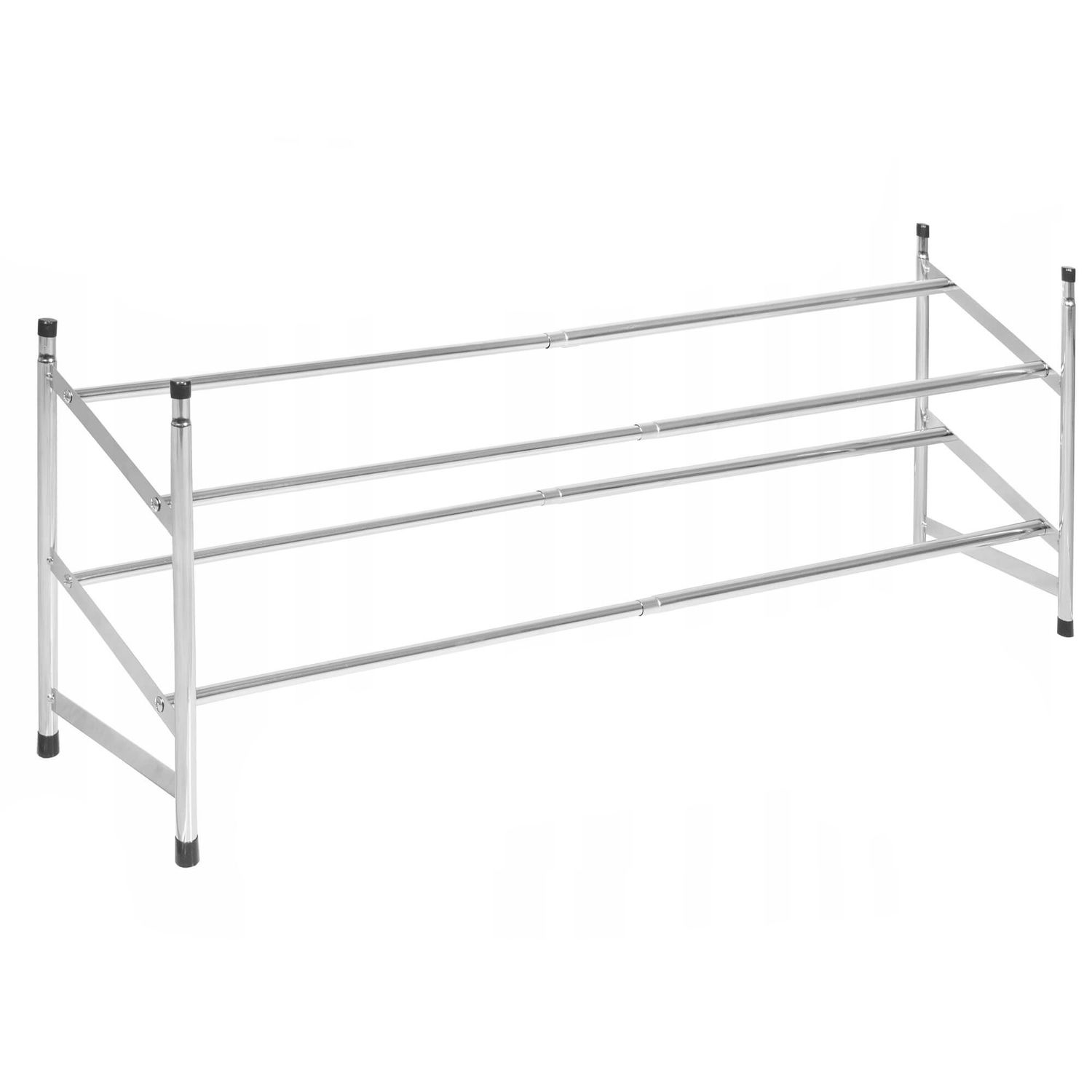 Pantofar extensibil cu 2 rafturi, 62-115cm, cromat fotografia produsului