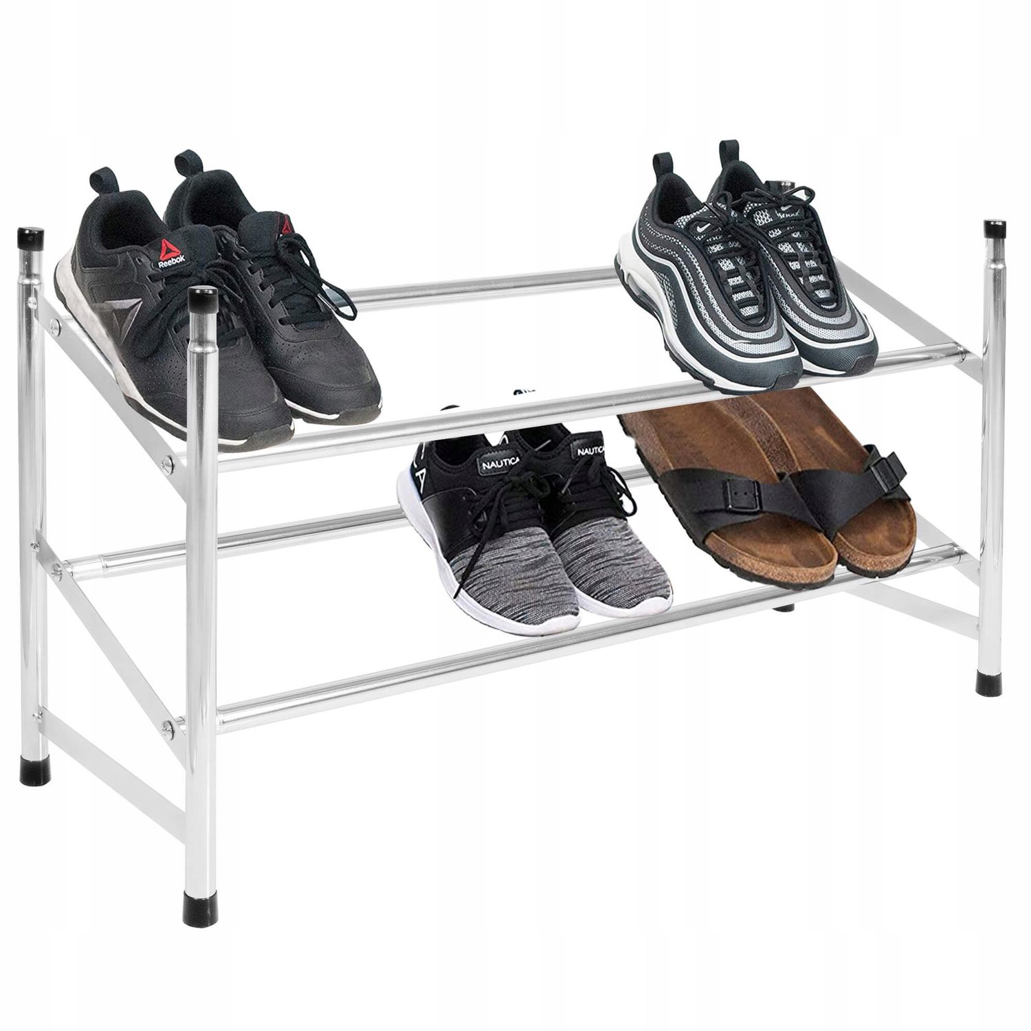 Pantofar extensibil cu 2 rafturi, 62-115cm, cromat fotografia produsului View 5 L