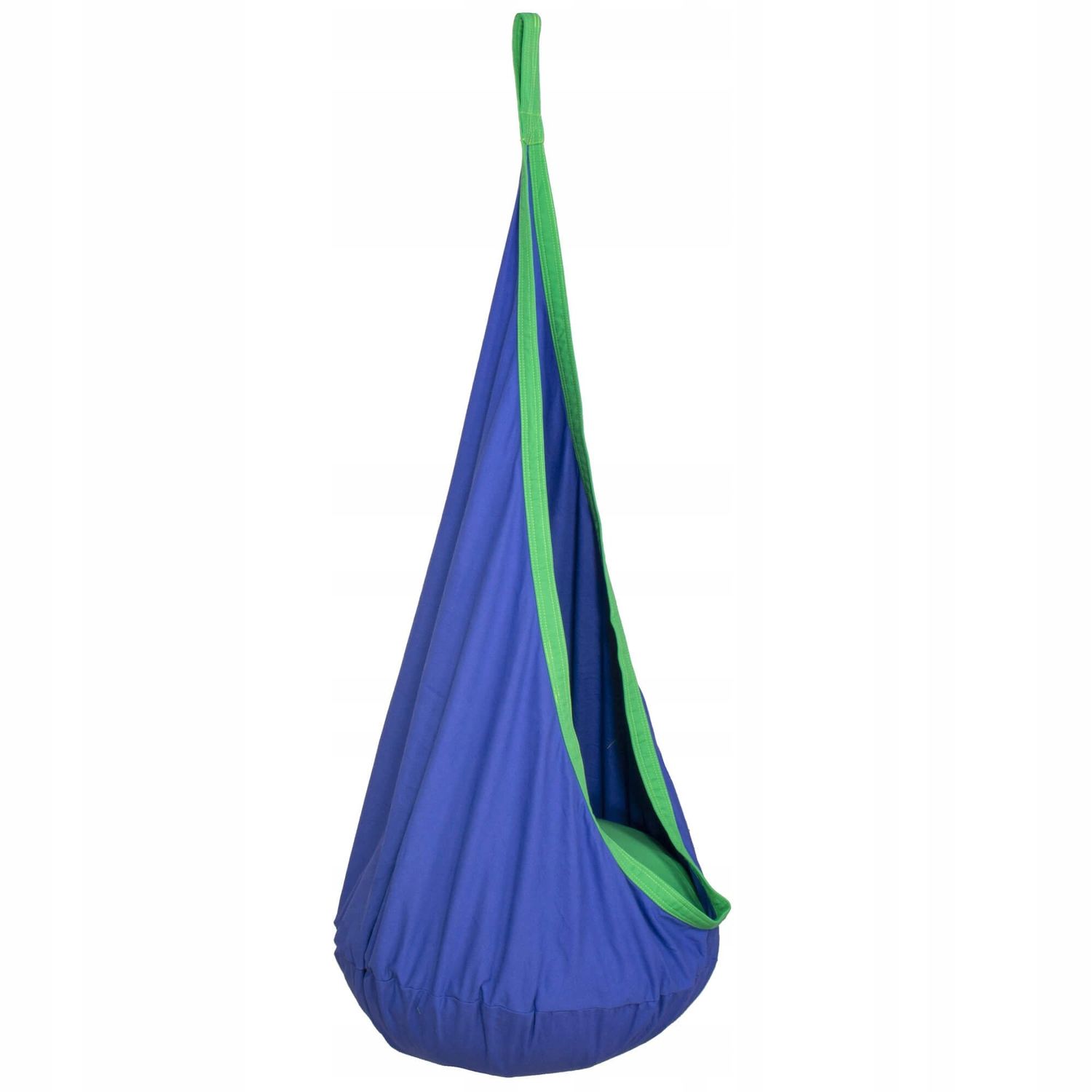 Hamac copii, suspendat pentru curte sau interior tip cocon , Sersimo, albastru verde fotografia produsului View 2 L
