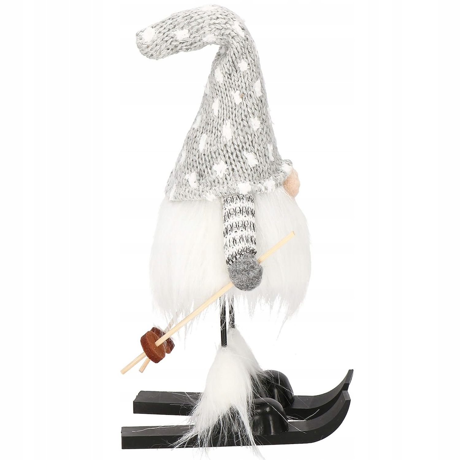 Figurina Craciun, Spiridus pe schiuri, inaltime 33cm fotografia produsului View 10 L