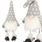 Figurina Craciun, Spiridus pe schiuri, inaltime 33cm fotografia produsului View 12 S