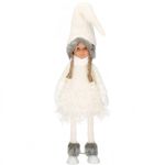 Figurina Craciun, Papusa cu impletituri, inaltime 56cm fotografia produsului