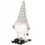Figurina Craciun, Spiridus pe schiuri, inaltime 33cm fotografia produsului View 5 S