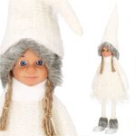 Figurina Craciun, Papusa cu impletituri, inaltime 56cm fotografia produsului View 12 S